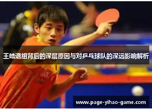 王皓退组背后的深层原因与对乒乓球队的深远影响解析